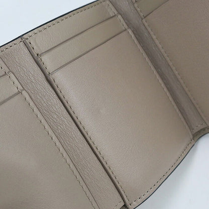 中古 ロエベ 三つ折り財布 レディース ブランド LOEWE アナグラム トライフォールドウォレット C821TR2X16 ベージュ 財布 USDLO102990011