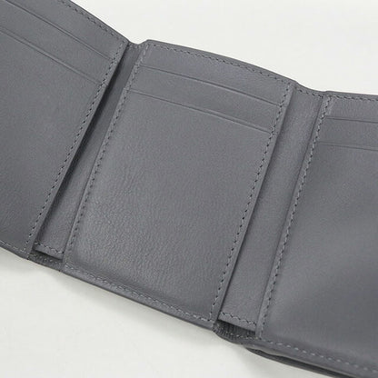 中古 ロエベ 三折財布 レディース ブランド LOEWE アナグラム トライフォールドウォレット グレー 財布 USDLO102991011