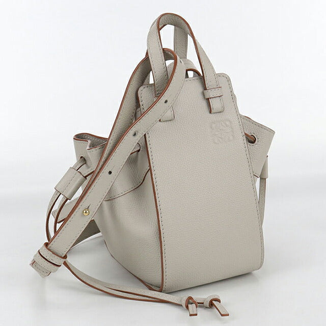 中古 ロエベ ハンドバッグ レディース ブランド LOEWE ハンモック ドローストリングス ミニ ベージュ バッグ USDLO103341011