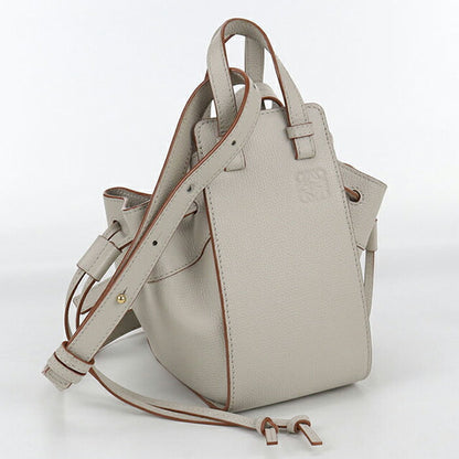 中古 ロエベ ハンドバッグ レディース ブランド LOEWE ハンモック ドローストリングス ミニ ベージュ バッグ USDLO103341011