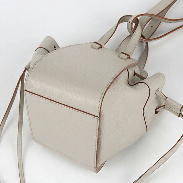 中古 ロエベ ハンドバッグ レディース ブランド LOEWE ハンモック ドローストリングス ミニ ベージュ バッグ USDLO103341011