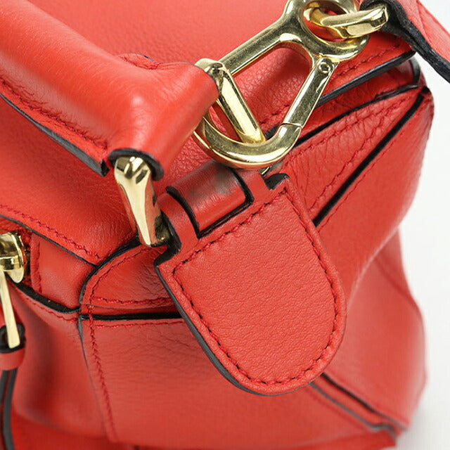 Used LOEWE handbag ladies brand LOEWE puzzle bag 2WAY red USDLO103397011