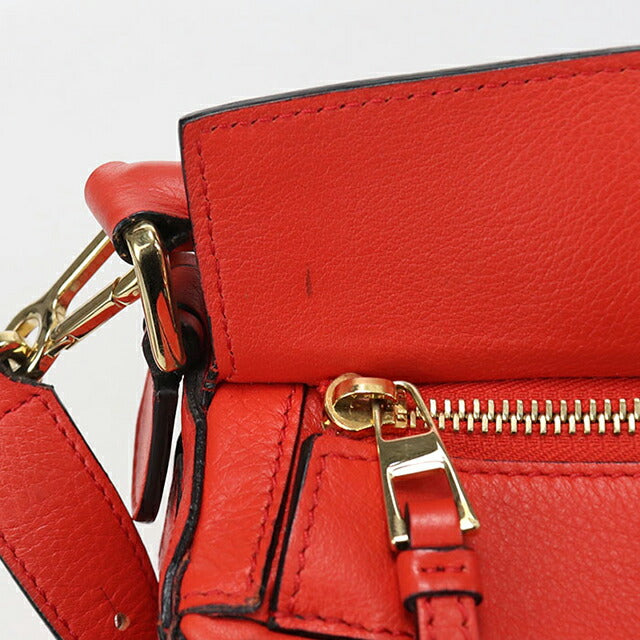 Used LOEWE handbag ladies brand LOEWE puzzle bag 2WAY red USDLO103397011