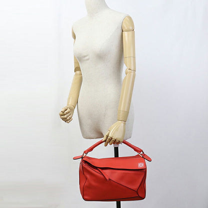 Used LOEWE handbag ladies brand LOEWE puzzle bag 2WAY red USDLO103397011