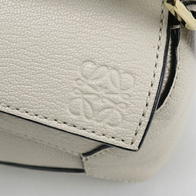 中古 ロエベ ハンドバッグ レディース ブランド LOEWE パズルバッグ ミニ ホワイト バッグ USDLO103620011