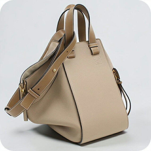 Used LOEWE handbag ladies brand LOEWE hammock bag medium beige USDLO103755011