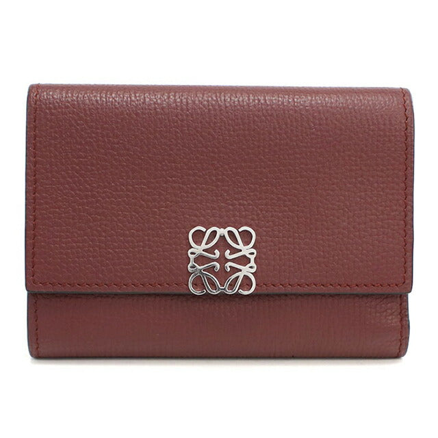 中古 ロエベ 三つ折り財布 レディース ブランド LOEWE アナグラム