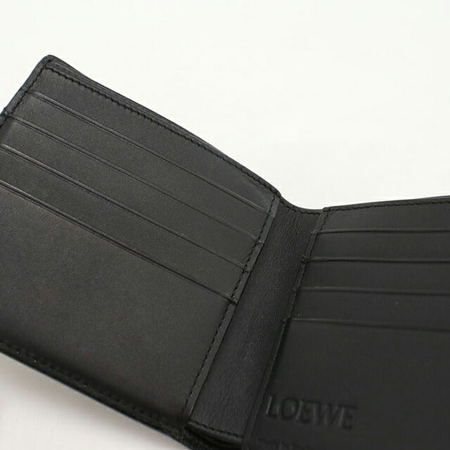 中古 ロエベ 二つ折り財布 メンズ ブランド LOEWE アナグラム バイ