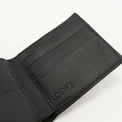 中古 ロエベ 二つ折り財布 メンズ ブランド LOEWE アナグラム バイフォールドウォレット ブラウン 財布 USDLO103974011