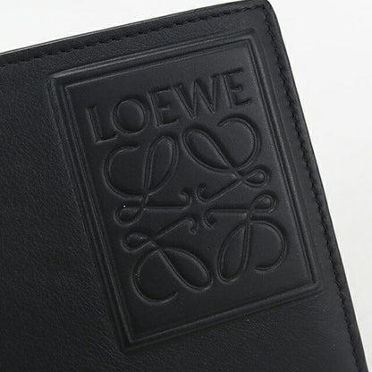 二手LOEWE双折钱包男士品牌LOEWE双折零钱包黑色钱包USDLO103984011