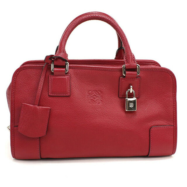中古 ロエベ ハンドバッグ レディース ブランド LOEWE アマソナ28 レッド USDLO104113011