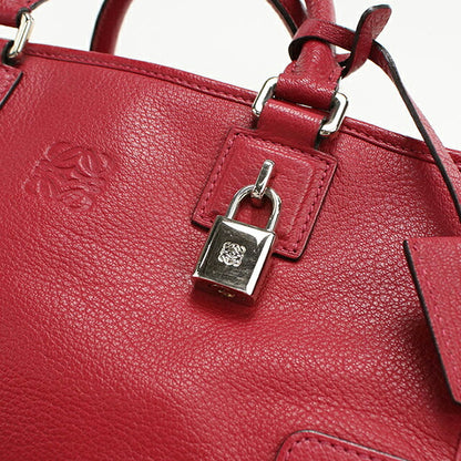 Used LOEWE handbag ladies brand LOEWE Amazona 28 red USDLO104113011
