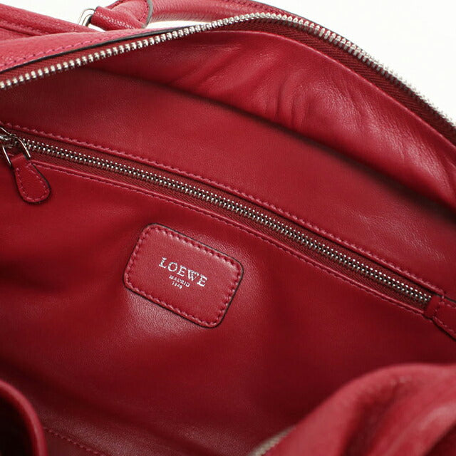Used LOEWE handbag ladies brand LOEWE Amazona 28 red USDLO104113011