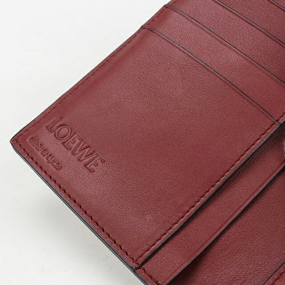 中古 ロエベ 長財布二折 レディース ブランド LOEWE バーティカルウォレットラージ 124.12.S40 ブラウン 財布 USDLO104143011