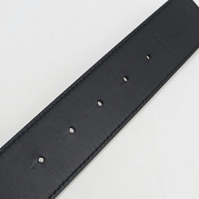 中古 ロエベ ベルト メンズ ブランド LOEWE アナグラム リバーシブルベルト ブラック 小物 USDLO104288011