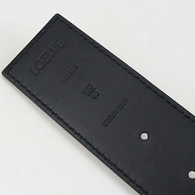 中古 ロエベ ベルト メンズ ブランド LOEWE アナグラム リバーシブルベルト ブラック 小物 USDLO104288011