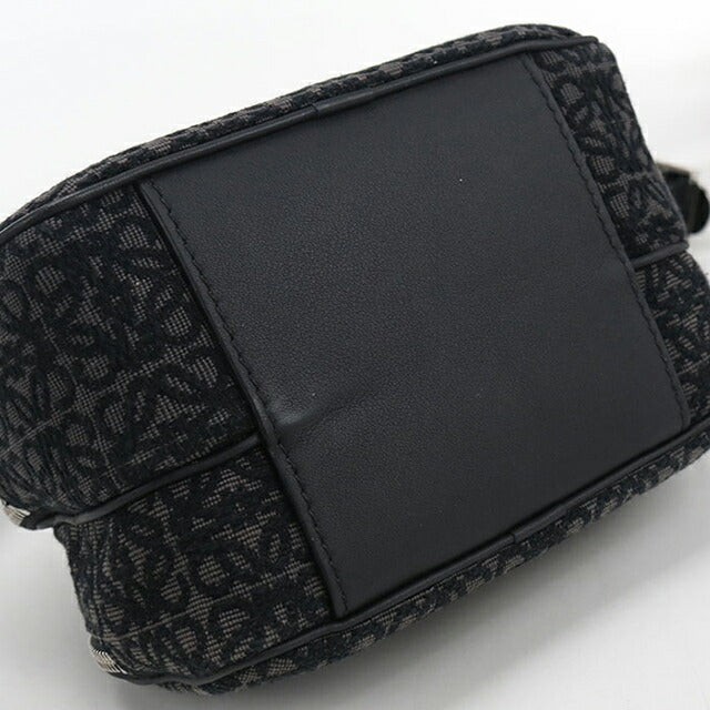 中古 ロエベ 斜め掛け ショルダーバッグ メンズ ブランド LOEWE アナグラム カメラバッグ ブラック バッグ USDLO104886011