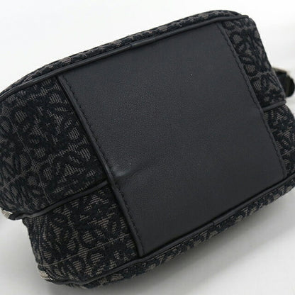 中古 ロエベ 斜め掛け ショルダーバッグ メンズ ブランド LOEWE アナグラム カメラバッグ ブラック バッグ USDLO104886011