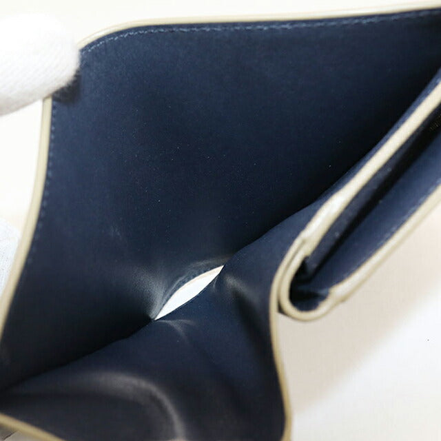 二手 LOEWE 双折钱包 女士品牌 LOEWE 结紧凑型钱包 CEM1NCWX01 卡其色钱包 USDLO105114011