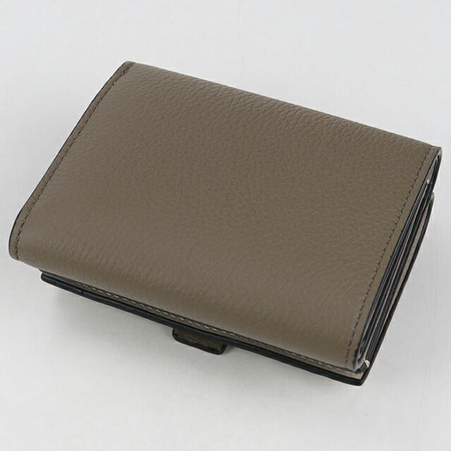 二手 LOEWE Trifold 钱包 女士品牌 LOEWE Anagram Trifold 钱包 灰色钱包 USDLO105424011
