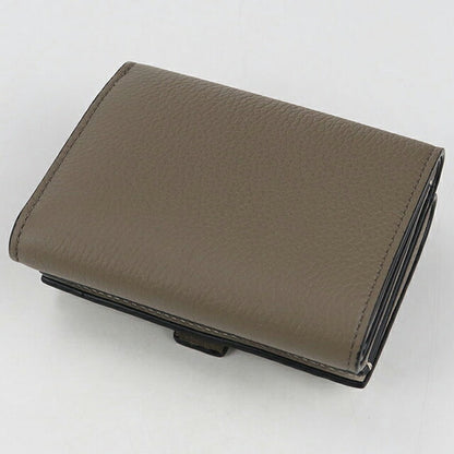 二手 LOEWE Trifold 钱包 女士品牌 LOEWE Anagram Trifold 钱包 灰色钱包 USDLO105424011