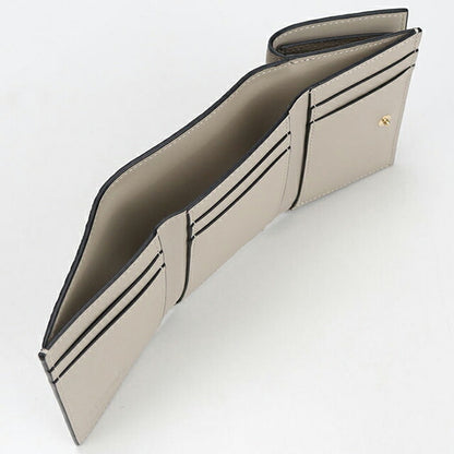 二手 LOEWE Trifold 钱包 女士品牌 LOEWE Anagram Trifold 钱包 灰色钱包 USDLO105424011
