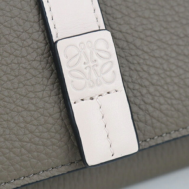 二手 LOEWE Trifold 钱包 女士品牌 LOEWE Anagram Trifold 钱包 灰色钱包 USDLO105424011