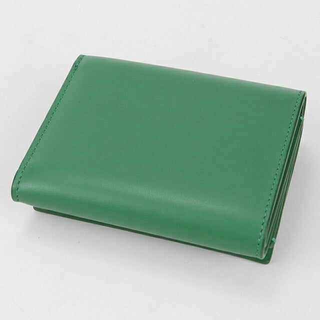 中古 ロエベ 三つ折り財布 レディース ブランド LOEWE アナグラム トライフォールドウォレット グリーン 財布 USDLO105432011