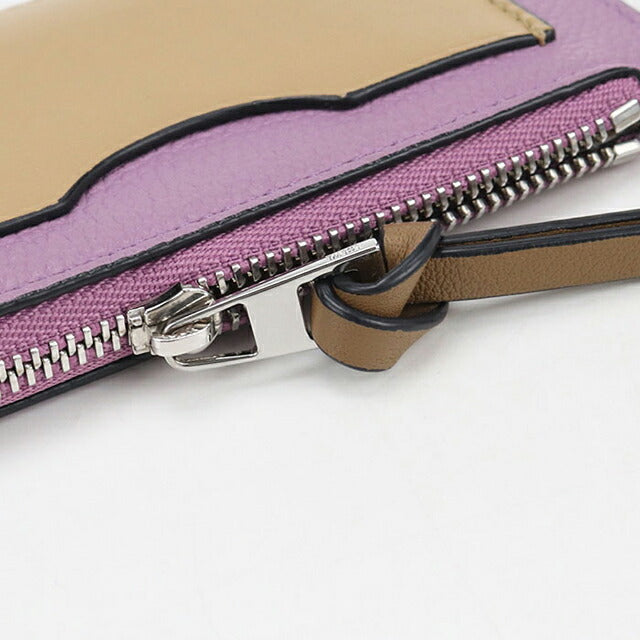 二手 LOEWE 零钱包 女士品牌 LOEWE 碎片盒紫色钱包 USDLO105433011