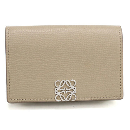 中古 ロエベ 名刺入れ レディース ブランド LOEWE アナグラム ビジネスカードホルダー C821M97X08 ベージュ 小物 USDLO106288011