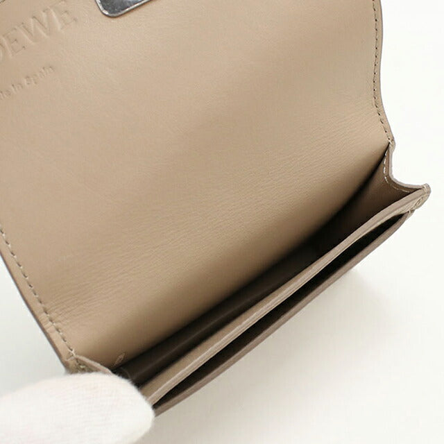 中古 ロエベ 名刺入れ レディース ブランド LOEWE アナグラム ビジネスカードホルダー C821M97X08 ベージュ 小物 USDLO106288011