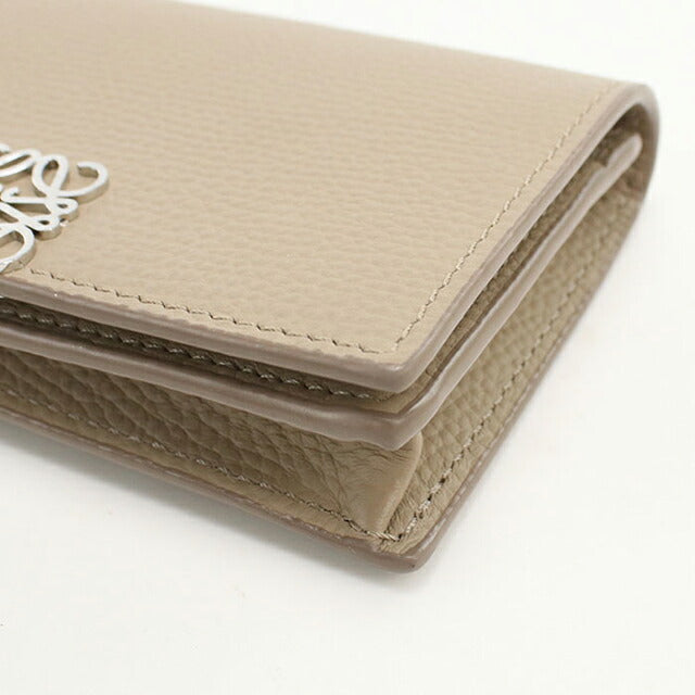 中古 ロエベ 名刺入れ レディース ブランド LOEWE アナグラム ビジネスカードホルダー C821M97X08 ベージュ 小物 USDLO106288011