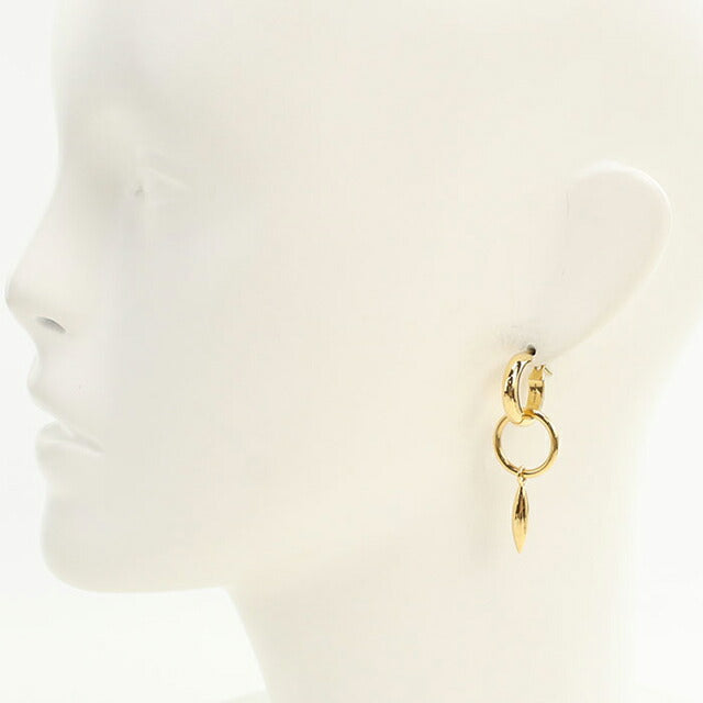 中古 ロエベ ピアス レディース ブランド LOEWE アナグラム ゴールド アクセサリー USDLO106295011