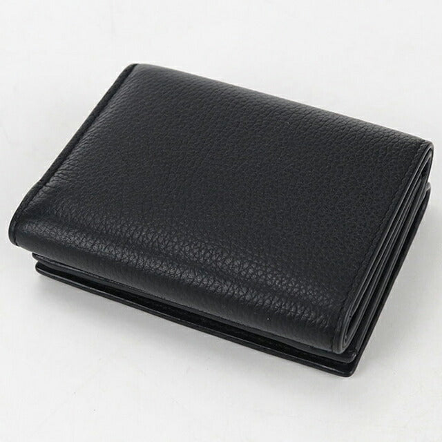 中古 ロエベ 三つ折り財布 メンズ ブランド LOEWE アナグラム トライフォールドウォレット ブラック 財布 USDLO106621011