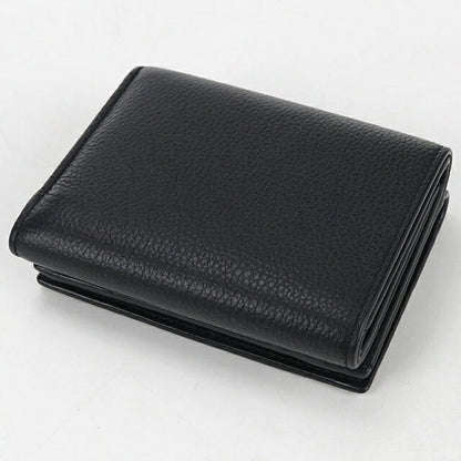 中古 ロエベ 三つ折り財布 メンズ ブランド LOEWE アナグラム トライフォールドウォレット ブラック 財布 USDLO106621011