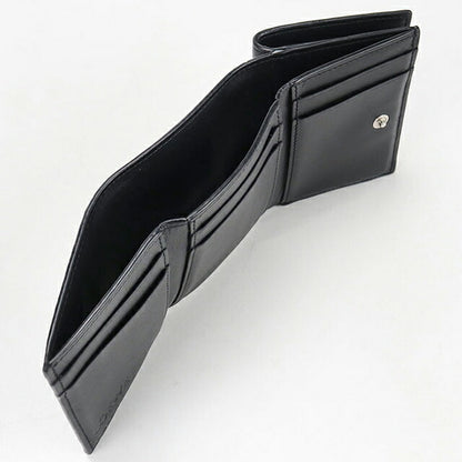 中古 ロエベ 三つ折り財布 メンズ ブランド LOEWE アナグラム トライフォールドウォレット ブラック 財布 USDLO106621011