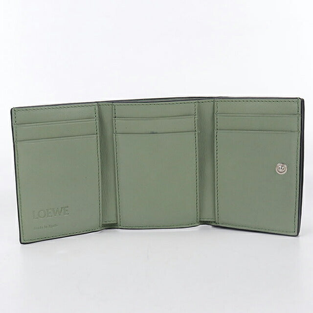 中古 ロエベ 三折財布 レディース ブランド LOEWE アナグラム トライ