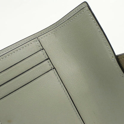 中古 ロエベ 三つ折り財布 レディース ブランド LOEWE バーティカル ウォレット スモール C660S86X01 カーキ 財布 USDLO106796011