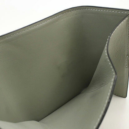 中古 ロエベ 三つ折り財布 レディース ブランド LOEWE バーティカル ウォレット スモール C660S86X01 カーキ 財布 USDLO106796011