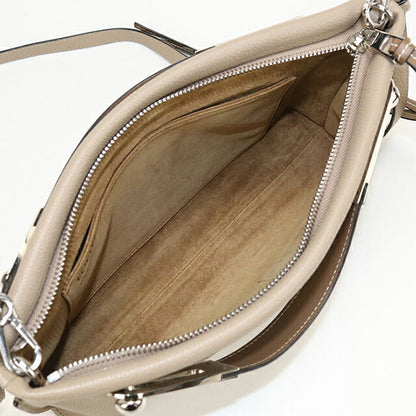 二手 LOEWE 斜挎单肩包 女士品牌 LOEWE Anagram Missy Small 2WAY 32712KBS28 米色 USDLO107105011