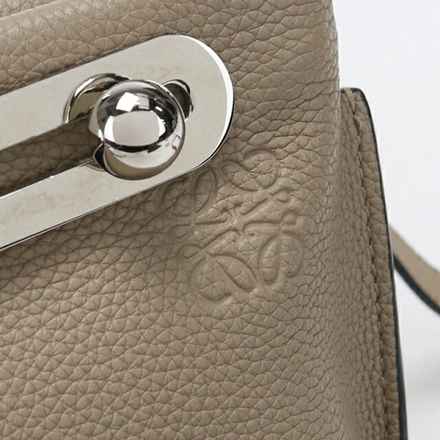 二手 LOEWE 斜挎单肩包 女士品牌 LOEWE Anagram Missy Small 2WAY 32712KBS28 米色 USDLO107105011
