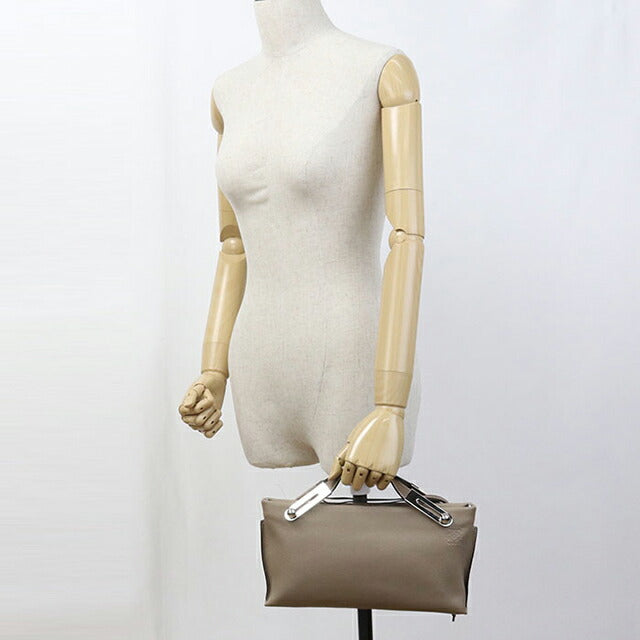 二手 LOEWE 斜挎单肩包 女士品牌 LOEWE Anagram Missy Small 2WAY 32712KBS28 米色 USDLO107105011