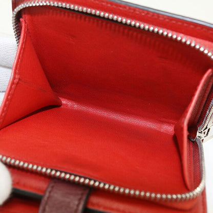 中古 ロエベ 二つ折り財布 レディース ブランド LOEWE アナグラム コンパクト ジップウォレット C660Z41X02 ピンク 財布 USDLO107143011