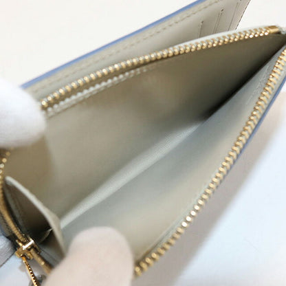 中古 ロエベ 二つ折り財布 レディース ブランド LOEWE アナグラム ブルー 財布 USDLO107209011