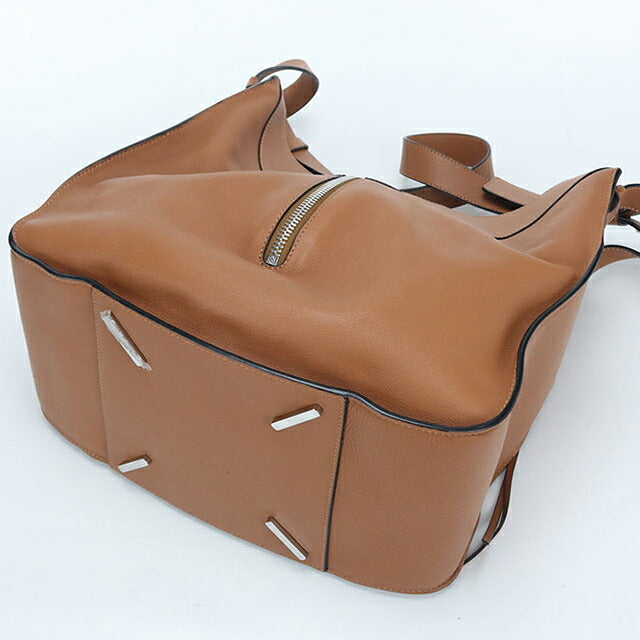 中古 ロエベ ハンドバッグ レディース ブランド LOEWE ハンモック ミディアム　2WAY レザー ブラウン USDLO107370011