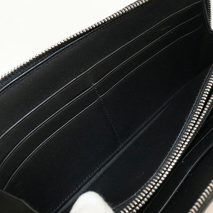 中古 ロエベ 長財布ラウンドファスナー レディース ブランド LOEWE リピートアナグラム ジップアラウンドウォレット ブラック 財布 USDLO107717011