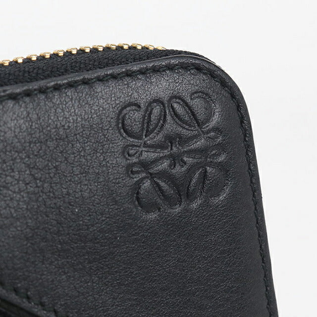 中古 ロエベ ラウンドファスナー財布 レディース ブランド LOEWE パズル ブラック 財布 USDLO107754011