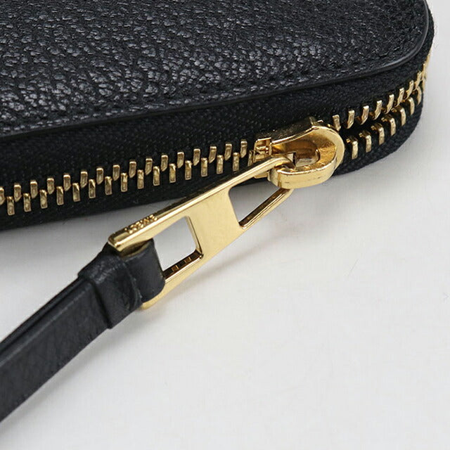 中古 ロエベ ラウンドファスナー財布 レディース ブランド LOEWE パズル ブラック 財布 USDLO107754011