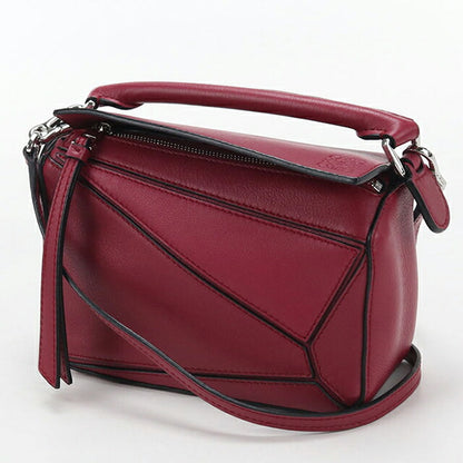 Used LOEWE handbag ladies brand LOEWE puzzle puzzle bag mini 2WAY red USDLO108393011