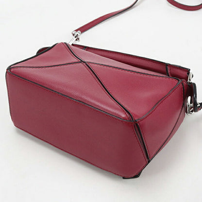 Used LOEWE handbag ladies brand LOEWE puzzle puzzle bag mini 2WAY red USDLO108393011